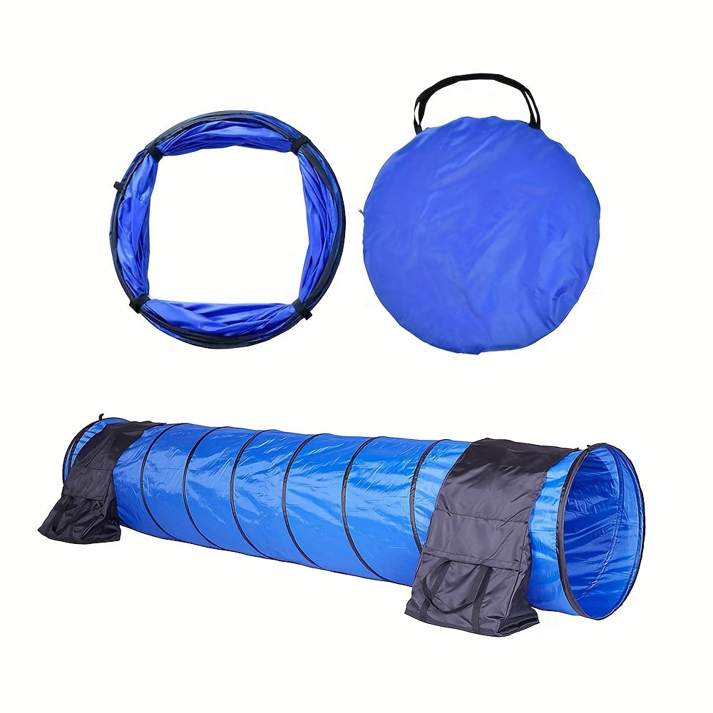NNETM Foldable Dog Agility Training Tunnel