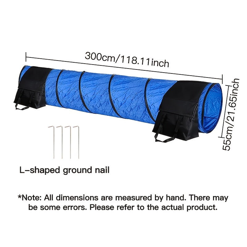 NNETM Foldable Dog Agility Training Tunnel